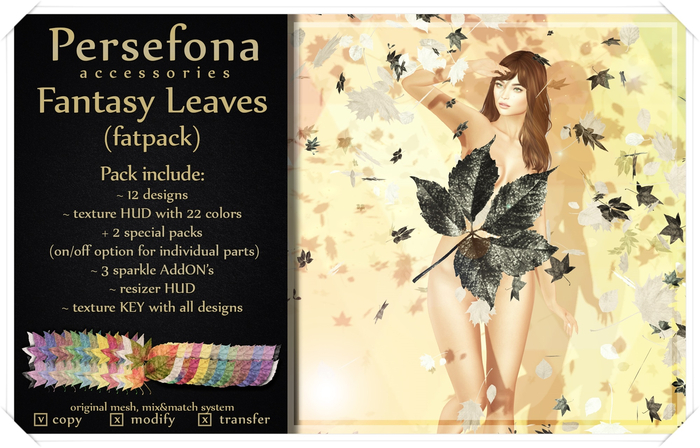 Persefona Fantasy Leaves (fatpack)