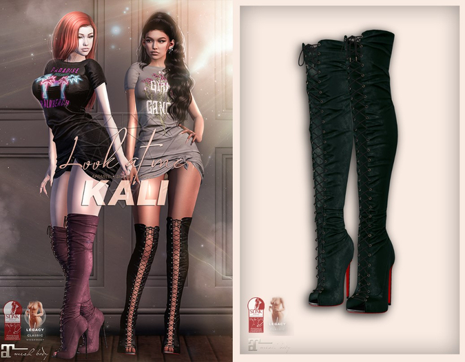 Look At Me. Kali : Boots - emerald