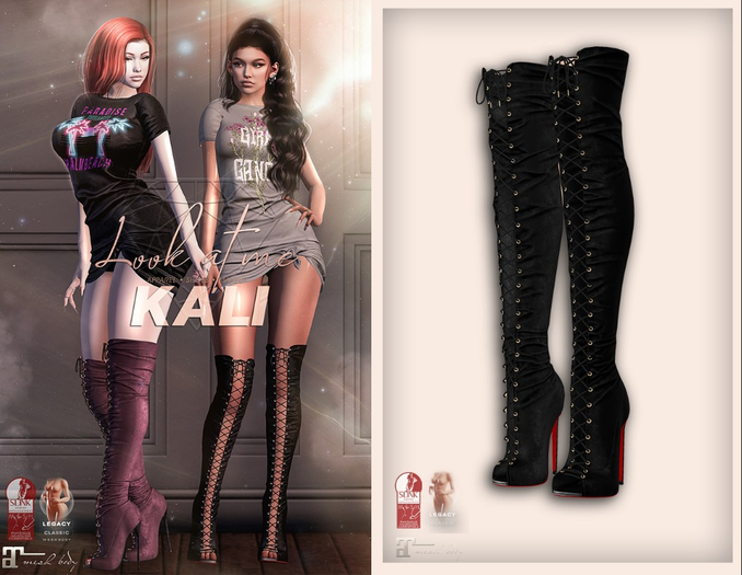 Look At Me. Kali : Boots - black