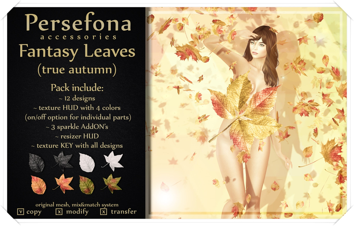 Persefona Fantasy Leaves (true autumn) 