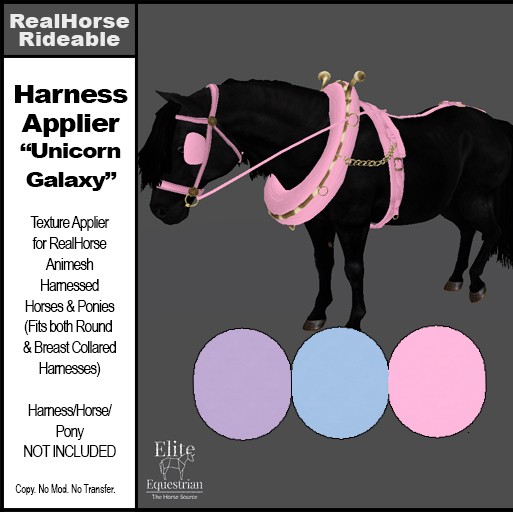 *E* RHR - Harness Applier - Unicorn Galaxy [Add & Click]