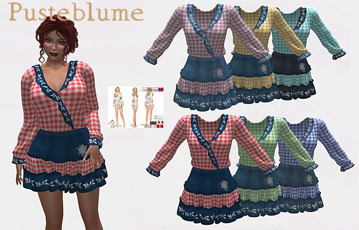 [Pusteblume]Texture for MI963822 Ruffled Wrap Midi Dress Set 2