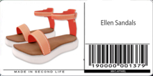 Mia Bebe TODDLER & YOUTH Ellen Sandals - Salmon [Wear]