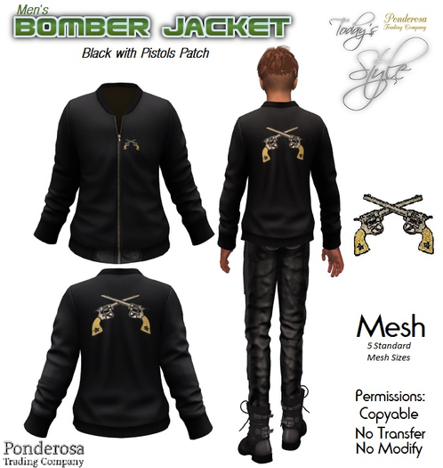 Bomber Jacket - Pistols