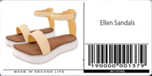 Mia Bebe TODDLER & YOUTH Ellen Sandals - Banana [Wear]