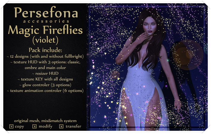 Persefona Magic Fireflies (violet)