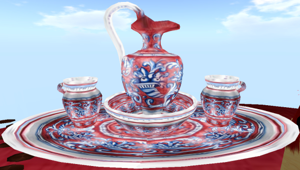Floral Pitcher Antique Royal Style