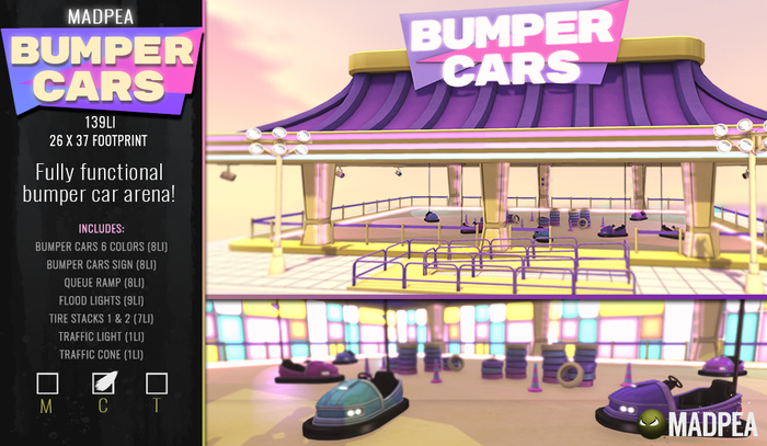 MadPea Bumper Cars
