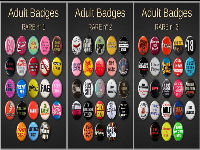 Mad' - Butt Out ! [Adult Badge]