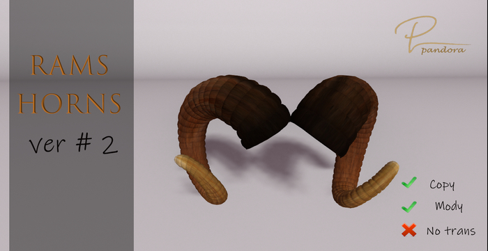 ..Pandora.. Rams Horns ver #2