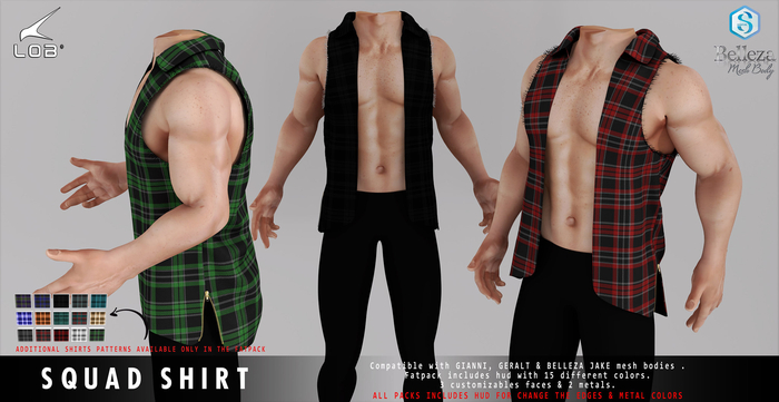 [LOB] SQUAD SHIRT - FATPACK