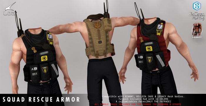 [LOB] SQUAD RESCUE ARMOR - FATPACK