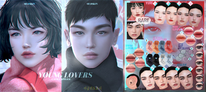 [ MUDSKIN ]_YOUNG LOVERS # IDOL LENS 1 1
