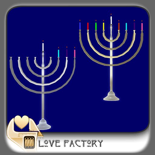 !-[LoveFactory-Holidays]-  Hanukkah - Menorah *Box*