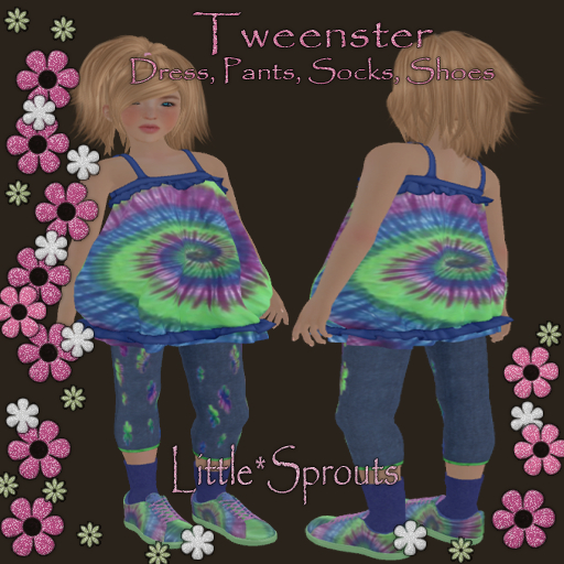 (Tweenster) Little*Sprouts-Tye Dye (Boxed)