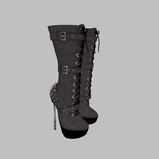 ::AMF:: Lilith Half Calf Boot Black- Add to Open
