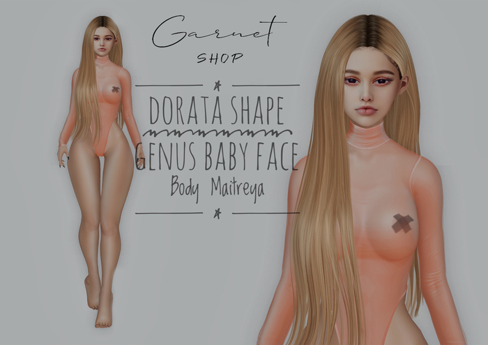 -GARNET/DORATA Shape/Genus Baby Face/Body Maitreya/GARNET