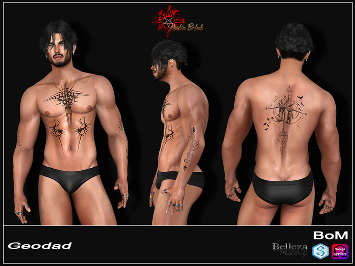 Nick'nBr!nk BOX Geodad tattoo - For BE-SIG-Omega