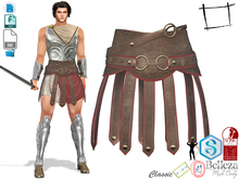 Dae Obj FBX Men's Roman Soldier Belt Slink Male,Belleza Jake, Signature Gianni, Ocacin Gamit, Onupup