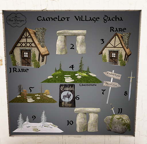 Bee Designs Camelot Village Gacha 9