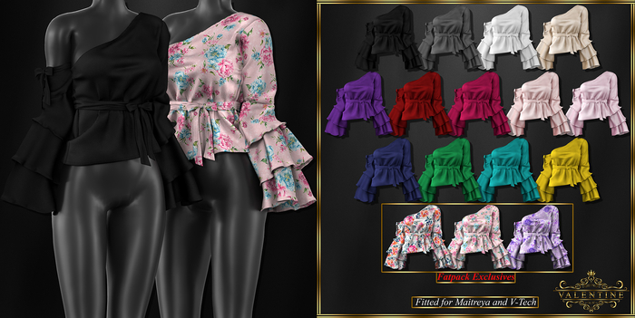 {Valentine}Flora Top - Fatpack
