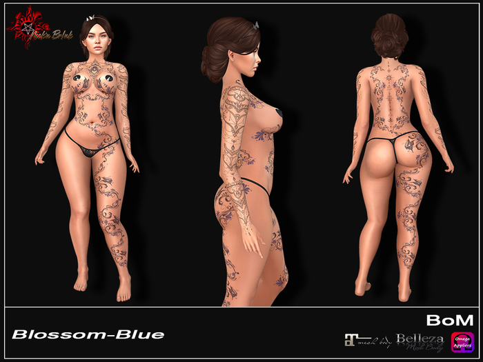 *NB* Blossom Blue tattoo