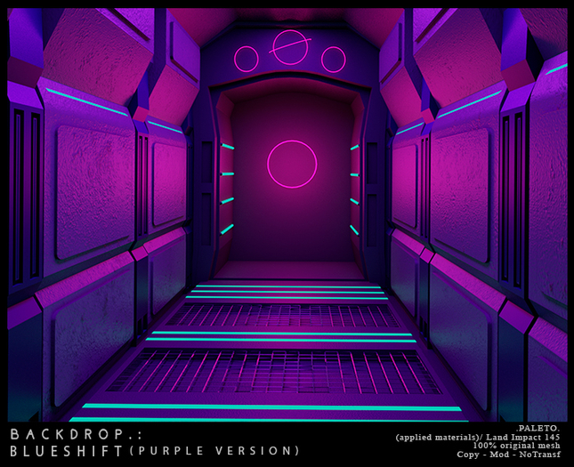 .PALETO. Backdrop :. Blueshift  purple version