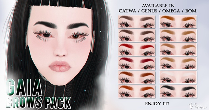 Viena. Gaia Brows Pack {Add me}