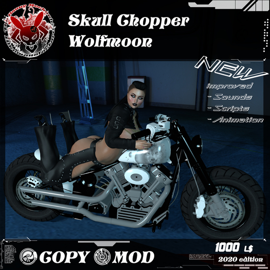 The Bunny Mechanic // Skull Chopper // Wolfmoon