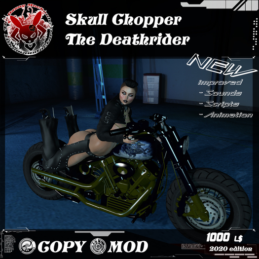 The Bunny Mechanic // Skull Chopper // The Deathrider