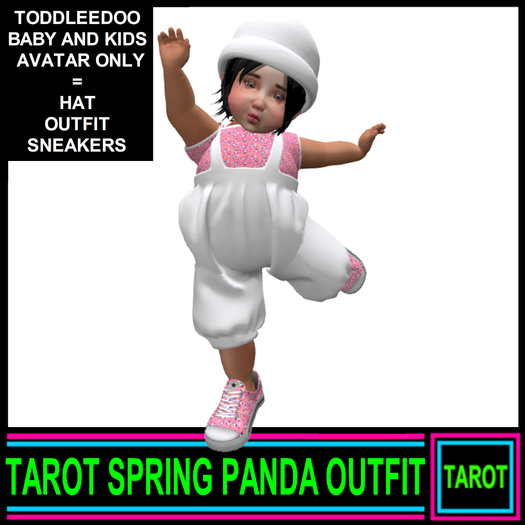 TAROT SPRING PANDA OUTFIT