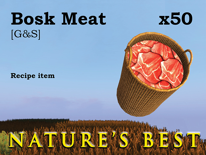 Meat: Bosk Meat x 50  [G&S]