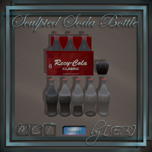 [E.B] Sculpted Soda Bottle v1.0 - Full Permission With Maps
