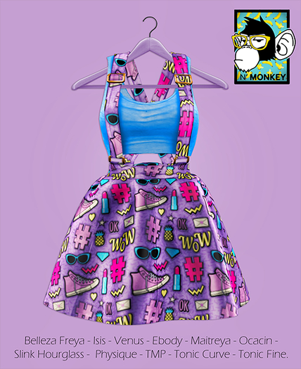 [N*Monkey] Mandy Overall #4