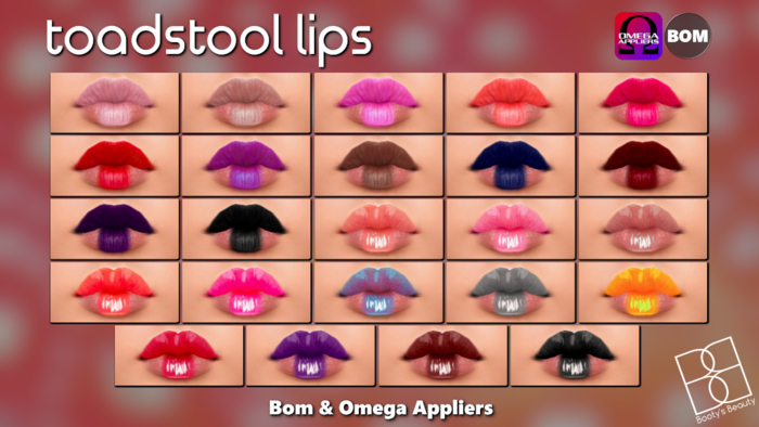 *Booty's Beauty* [Omega & BOM] Toadstool Lips