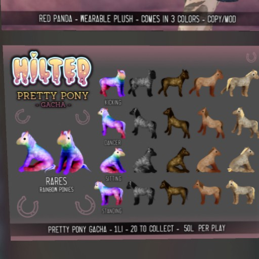 HILTED - Pretty Pony - Sitting - Grey