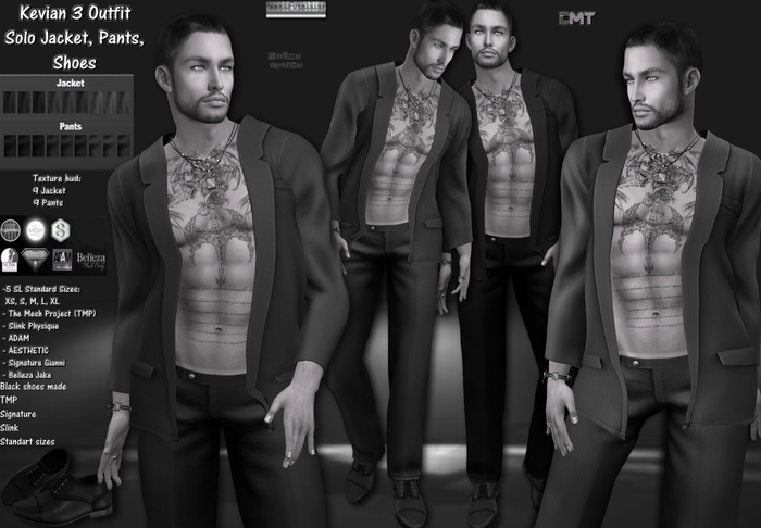R.F. *Mesh Line *Kevian outfit3 w/HUD - box Demo
