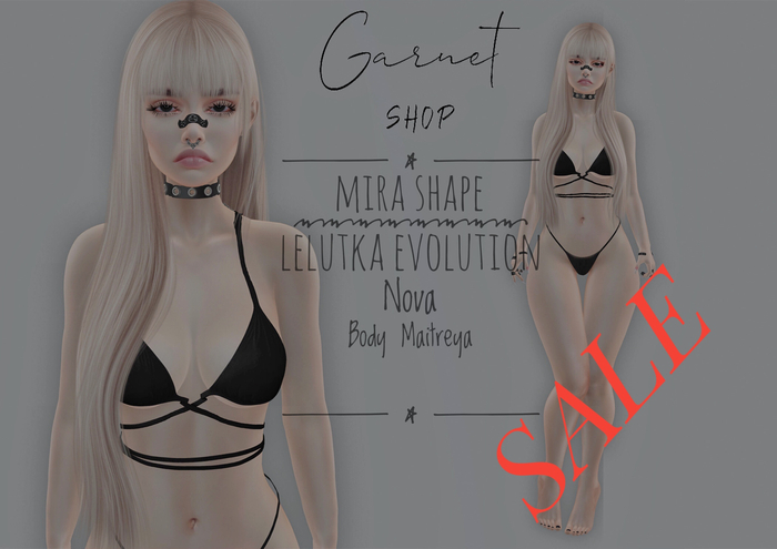 -GARNET/SALE/MIRA  Shape/Lelutka Evolition Nova/Body Maitreya