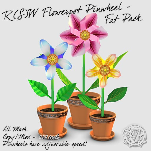 R(S)W Flowerpot Pinwheel Fat Pack