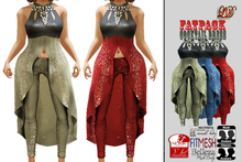 {LD}Clothing-Cocktail Halter Top With Pant/FATPACK