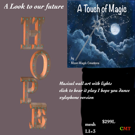 ****MP` Hope Musical wall art-Box