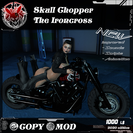 The Bunny Mechanic // Skull Chopper // The Ironcross