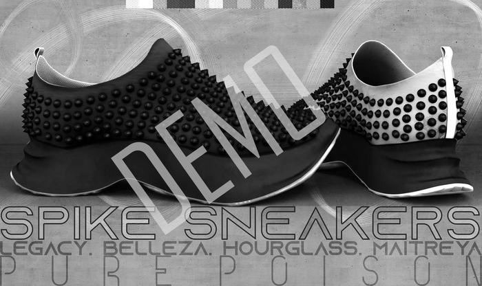 DEMO - Pure Poison - Spike Sneakers - Unpack