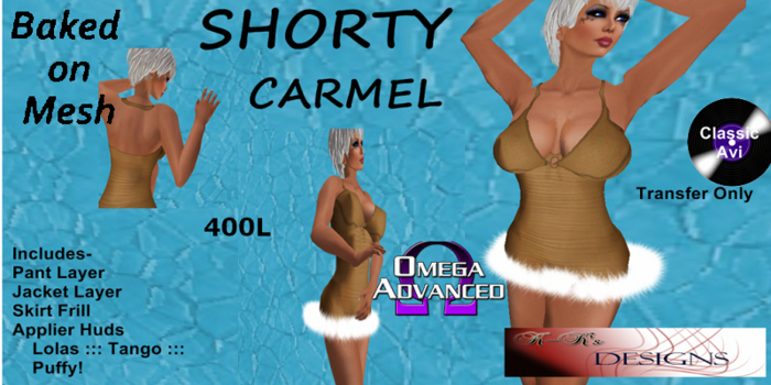 K-Ks Designs Shorty Carmel