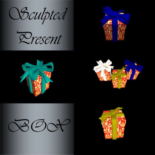 sculpted present box geschenk uv-maps FULL PERM