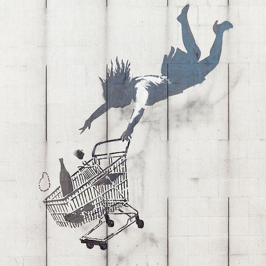 Shop till you Drop-mesh canvas