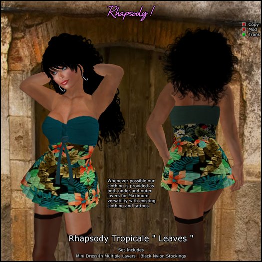 Rhapsody Tropicale "Leaves"