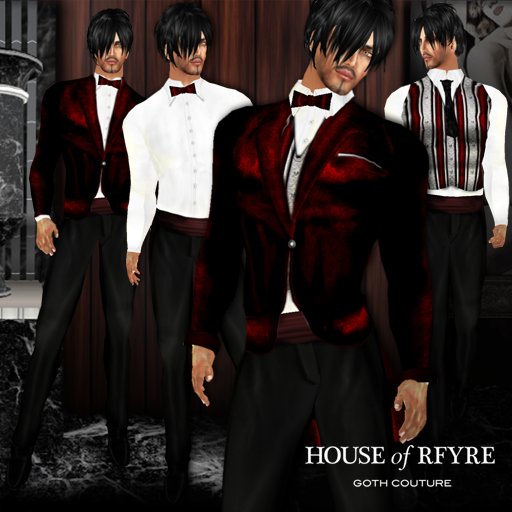 !RFyre Mens Wintertide Tux Mens Red  (B)