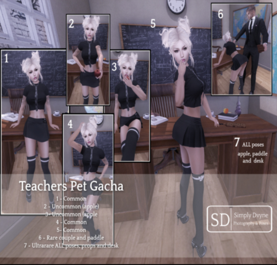 6 SD::  Teachers Pet  RARE