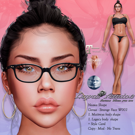 "Lupus Femina" Naava Shape - Genus Strange W002